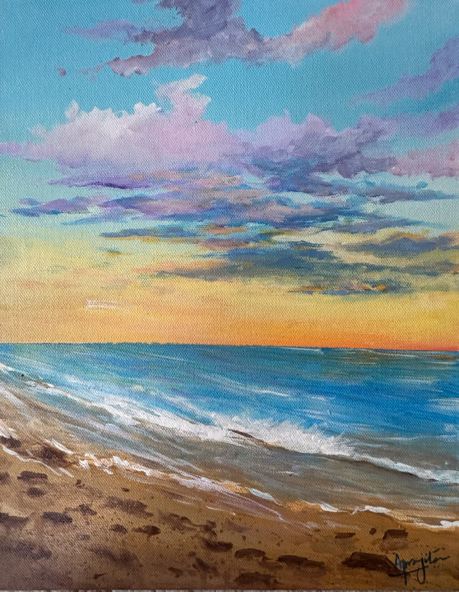 Coastal Sunset Hues: Available In Studio